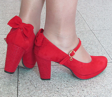 Sapato vermelho