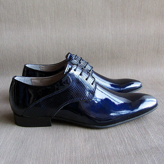 Sapato-Homem-Verniz-Azul