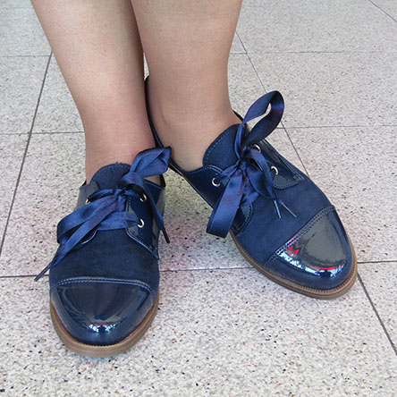 Sapato raso azul