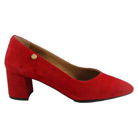 Sapato Camurça Vermelha
