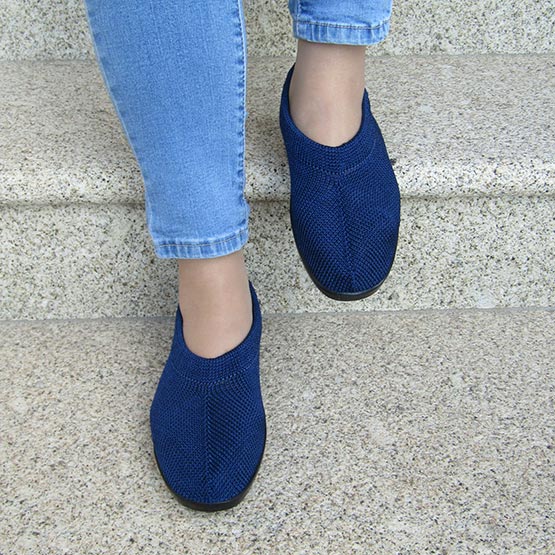Sapato-malha-azul