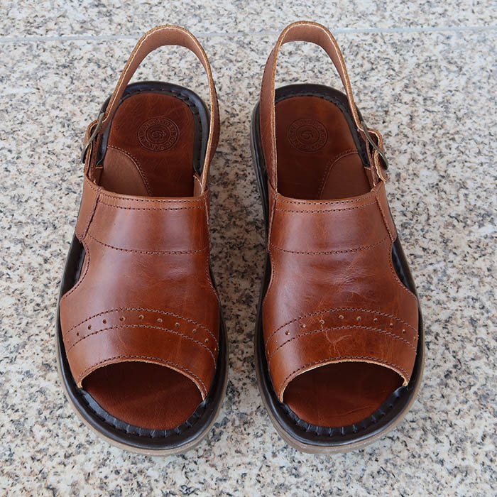 Sandália de Homem pele