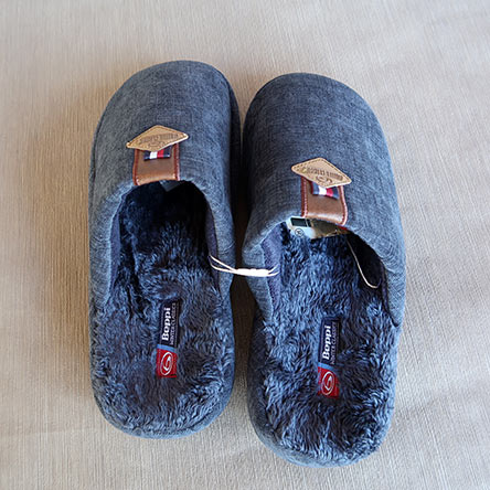 Chinelo-Quarto-com-Pelo-para-Homem Chinelo-Quarto-com-Pelo-para-Homem