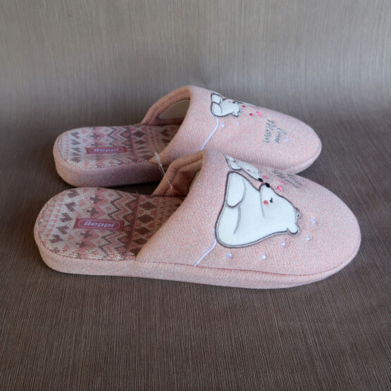 Chinelo de Interior para Mulher em Rosa da Beppi