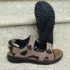 Sandália-Homem-Pele-Velcro