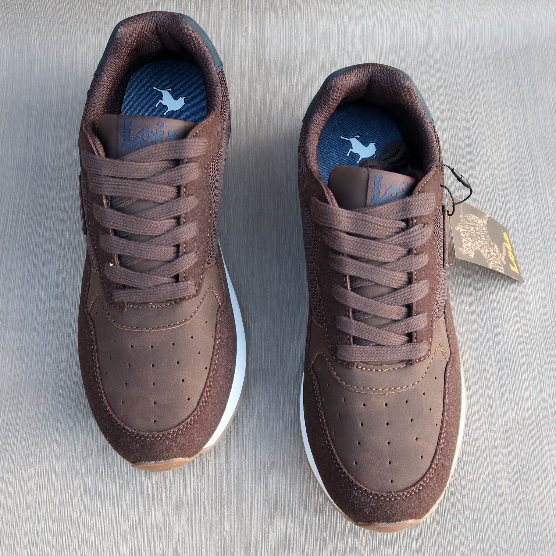 Sapatilhas Lois de Homem em Castanho