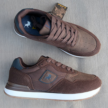 Zapatillas Lois para hombre en color marrón