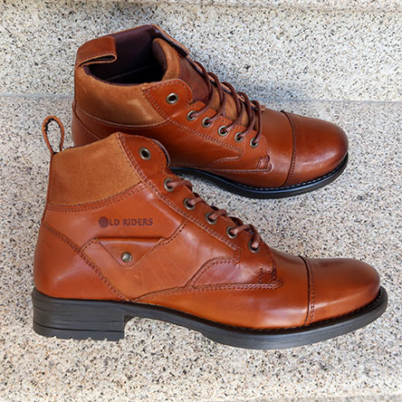 Bota-Homem-Pele-Camel Bota-Homem-Pele-Camel