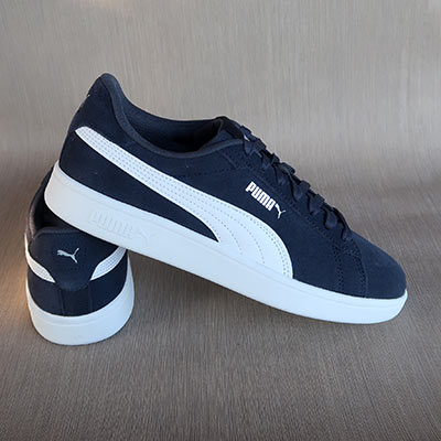 Puma-Smash-3.0-em-Camurça-Azul