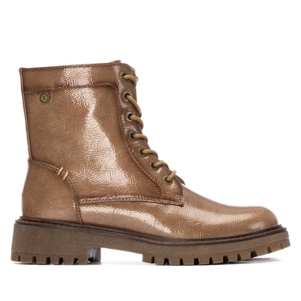 Bota Xti em Verniz Bege Bota Xti em Verniz Bege