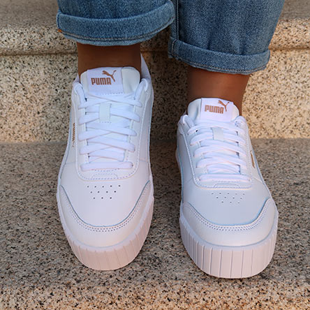 Zapatillas blancas de plataforma Puma
