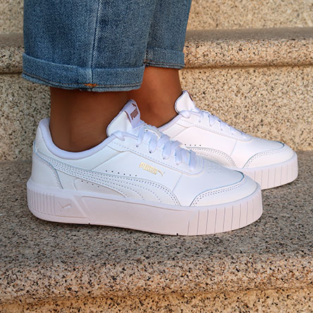 Zapatillas blancas con plataforma Puma